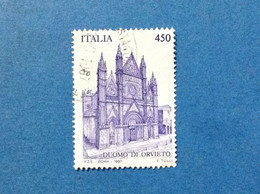 1997 ITALIA FRANCOBOLLO USATO ITALY STAMP USED DUOMO DI ORVIETO - 1991-00: Afgestempeld
