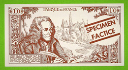 10FRANCS / SPECIMEN FACTICE - Specimen