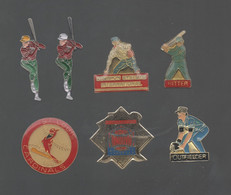 PINS PIN'S SPORT BASEBALL 738 JOUEUR CARDINALS SAINT LOUIS   LOT 7 PINS - Baseball