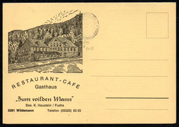A4203 - Wildemann - Gasthaus Gaststätte Zum Wilden Mann - Einladung Klappkarte - Wildemann