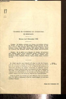 Chambre De Commerce Et D'industrie De Bordeaux, N°17 : Séance Du 6 Décembre 1973 : Bureau De Rapprochement Des Entrepris - Décrets & Lois