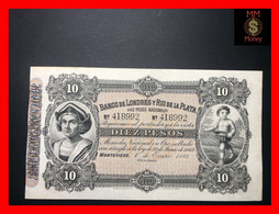 URUGUAY 10 Pesos 1.1.1883   P. S 242 "Banco De Londres Y Rio De La Plata"    *rare*    UNC - Uruguay