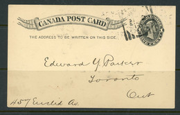 -Canada-1898-"Queen Victoria" Squared Circle Cancel ! (Value: $ 75.00) (UDI) See Second Scan - Postal History