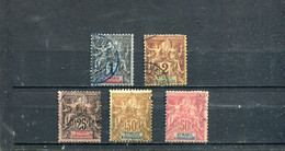 Madagascar - Sainte-Marie 1894 Yt 1-2 8-9 11 - Used Stamps