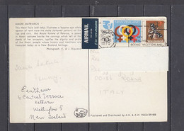 NUOVA ZELANDA  1975 - Yvert 512 - Fauna Insetti - Farfalla - Storia Postale