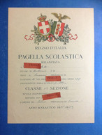 ITALIA REGNO PAGELLA SCOLASTICA ANNO 1928 1929 COMUNE CELICO CS - Diploma's En Schoolrapporten