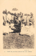 Ethnologie - Ethiopie - Chef De Province Entouré De Ses Soldats - Cliché J.B. Carte N° 5 - Afrika