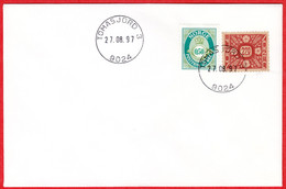 NORWAY -  9024 TOMASJORD 3 -  24 MmØ - (Troms County) - Last Day/postoffice Closed On 1997.08.27 - Local Post Stamps