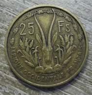 Afrique Occidentale Française - 25 Francs 1956 ( En L état Sur Les Photos) - Autres – Afrique