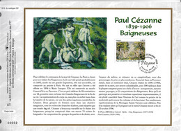Feuillet CEF ArtisteN° 1816 Du Catalogue CEF "lPaul Cézanne 1839-1906  Baigneuses " - 2000-2009