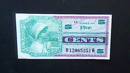 USA 1968 - 1969: 5 Cents Military Payment Certificate - Series 661 - 1968-1969 - Reeksen 661