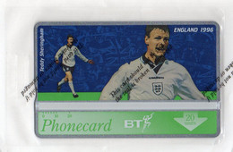 UNITED KINGDOM - L&G BRITISH TELECOM - MINT IN BLISTER - THEMATIC FOOTBALL SOCCER - TEDDY SHERINGHAM - BT Publicitaire Uitgaven