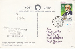British Antarctic Territorry (BAT)  1972 Postcard Rothera Ca Rothera 8 MR 82 (52528) - Covers & Documents
