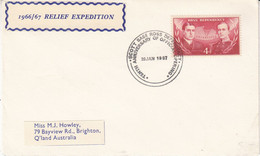 Ross Dependency 1967 Scott Base 10th Ann. Of Official Opening Cover Ca 20 Jan 1967 (52536) - Covers & Documents