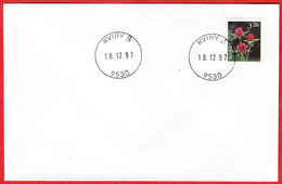NORWAY -  9530 KVIBY B - 24 MmØ - (Finnmark County) - Last Day/postoffice Closed On 1997.12.18 - Lokale Uitgaven