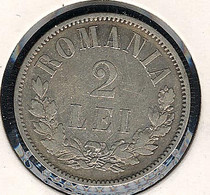 Rumänien, 2 Lei 1873, Silber - Romania