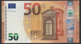 50 EURO ITALIA  SB  S037  Ch. "83"  - LAGARDE   UNC - 50 Euro