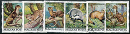 HUNGARY 1979 Protected Mammals Used  Michel 3384-89 - Usati