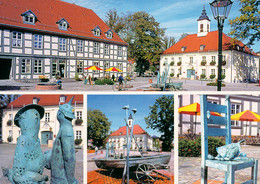 AK Angermünde Historisches Rathaus Mit Marktplatz Uckermark - Angermünde