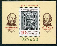 HUNGARY 1979 Stamp Day  Block MNH / **..  Michel Block 138A - Nuovi