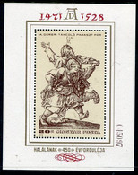 HUNGARY 1979 Dürer Anniversary Block, MNH / **  Michel Block 136 - Unused Stamps