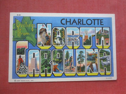 Greetings  Charlotte   North Carolina   Ref  4978 - Charlotte