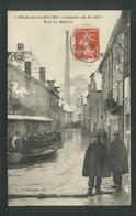 25 - L'Isle-sur-le-Doubs  Inondations De 1910 - Rue Du Moulin -  Gendarmes - Isle Sur Le Doubs