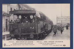 CPA [68] Haut-Rhin Wesserling Train Chemin De Fer Gare Non Circulé Alsace - Otros & Sin Clasificación