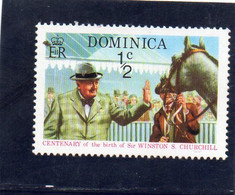1974 Dominica - Winston Churchill - Dominica (1978-...)