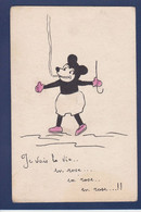 CPA Disney Walt écrite Mickey - Autres & Non Classés