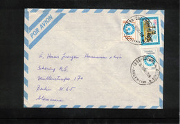 Argentina 1981 Interesting Airmail Letter To Germany - Briefe U. Dokumente