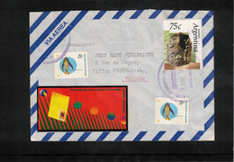 Argentina 1996 Interesting Airmail Letter To Germany - Brieven En Documenten