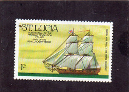 1976 St. Lucia - Veliero Prince Of Orange - St.Lucie (1979-...)