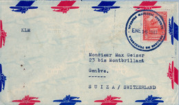 1947 VENEZUELA , SOBRE CIRCULADO , CARACAS - GINEBRA , CORREO AÉREO - Venezuela