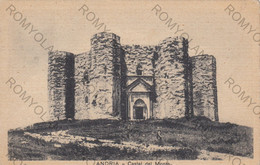 CARTOLINA  ANDRIA,PUGLIA,CASTEL DEL MONTE,CULTURA,RELIGIONE,MEMORIA,IMPERO ROMANO,BELLA ITALIA,VIAGG 1935 - Piacenza