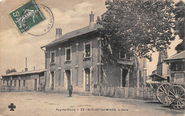 Saint-Éloy-les-Mines      63       Extérieur De La Gare.       (voir Scan) - Saint Eloy Les Mines