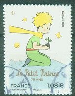 5xxx Oblitéré  2021 Le Petit Prince 75 Ans Cachet à Date Pp2 - Usati