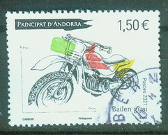 5xxx Oblitéré  2021 Principat D'andorra Bailen Guai Cachet à Date Pp2 - Used Stamps