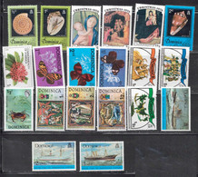 DOMINICA Selection Of Mostly MNH - Various Topics - Dominica (1978-...)