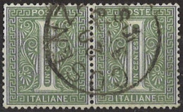 ITALIA 1863 - Cifra - 1 Val. In Coppia  Usato  (1212) - Usati