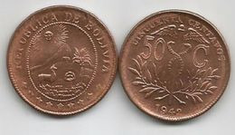 Bolivia 50 Centavos 1942. KM#182a High Grade - Bolivie
