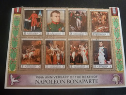 Ajman - Napoléon Bonaparte - Bloc-Feuillet - 8 Valeurs - Postage Et Air Mail - Polychrome - Oblitérés - Année 1972 - - Napoléon