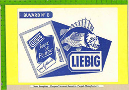 BUVARD :LIEBIG Soupe De Poisson Buvard N°8 - Alimentaire