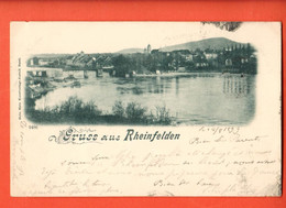 ZOT-16 SELTEN Gruss Aus Rheinfelden  Verlag Metz 9486  Gelaufen 1899, Pionier - Rheinfelden