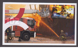 Israel 2021 - ATM Firefighting & Rescue Extinguishing Fires FDC - Storia Postale