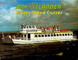 (Booklet 135 - 14-6-2021) Australia - QLD - Fraser Island MV Islander Ship + Map - Sunshine Coast