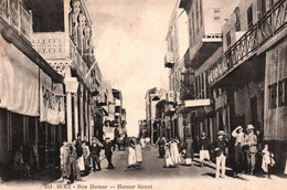 Suez - Rue Homar, Commerces - Carte N° 213 Circulée En 1934 - Sues