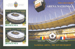 ROMANIA 2011 FOOTBALL STADIUM ,BLOCK   ,** MNH - Full Sheets & Multiples