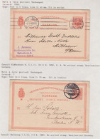 1911-1912. DANMARK. BREVKORT 10 ØRE Frederik VIII Two Ex. One From KJØBENHAVN 5.1.11 ... () - JF421051 - Brieven En Documenten