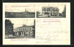 AK Gross-Schweidnitz, Herrschaftlicher Gasthof, Rittergut Klein-Schweidnitz - Grossschweidnitz